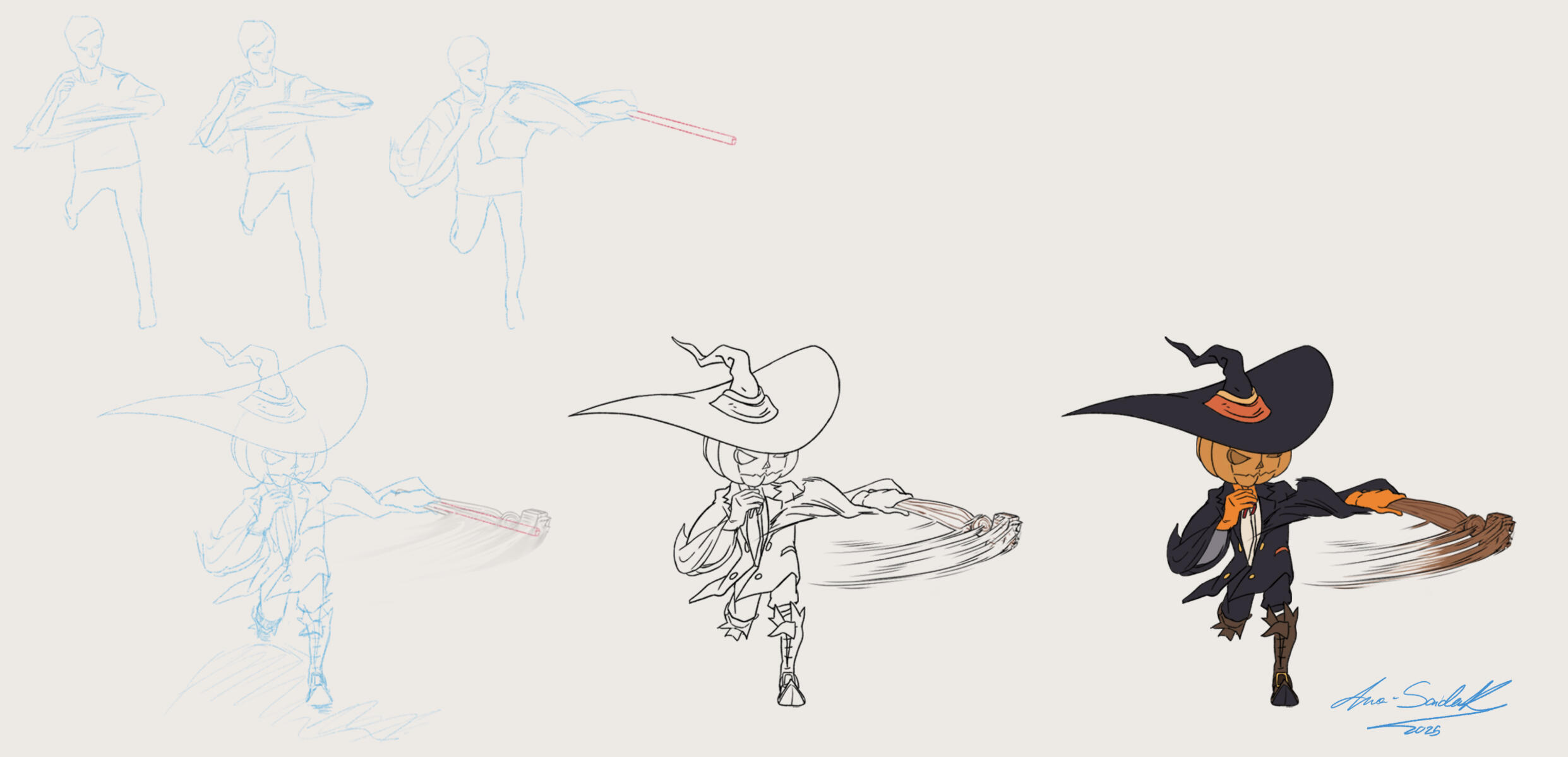 Stan Melee Poses Process