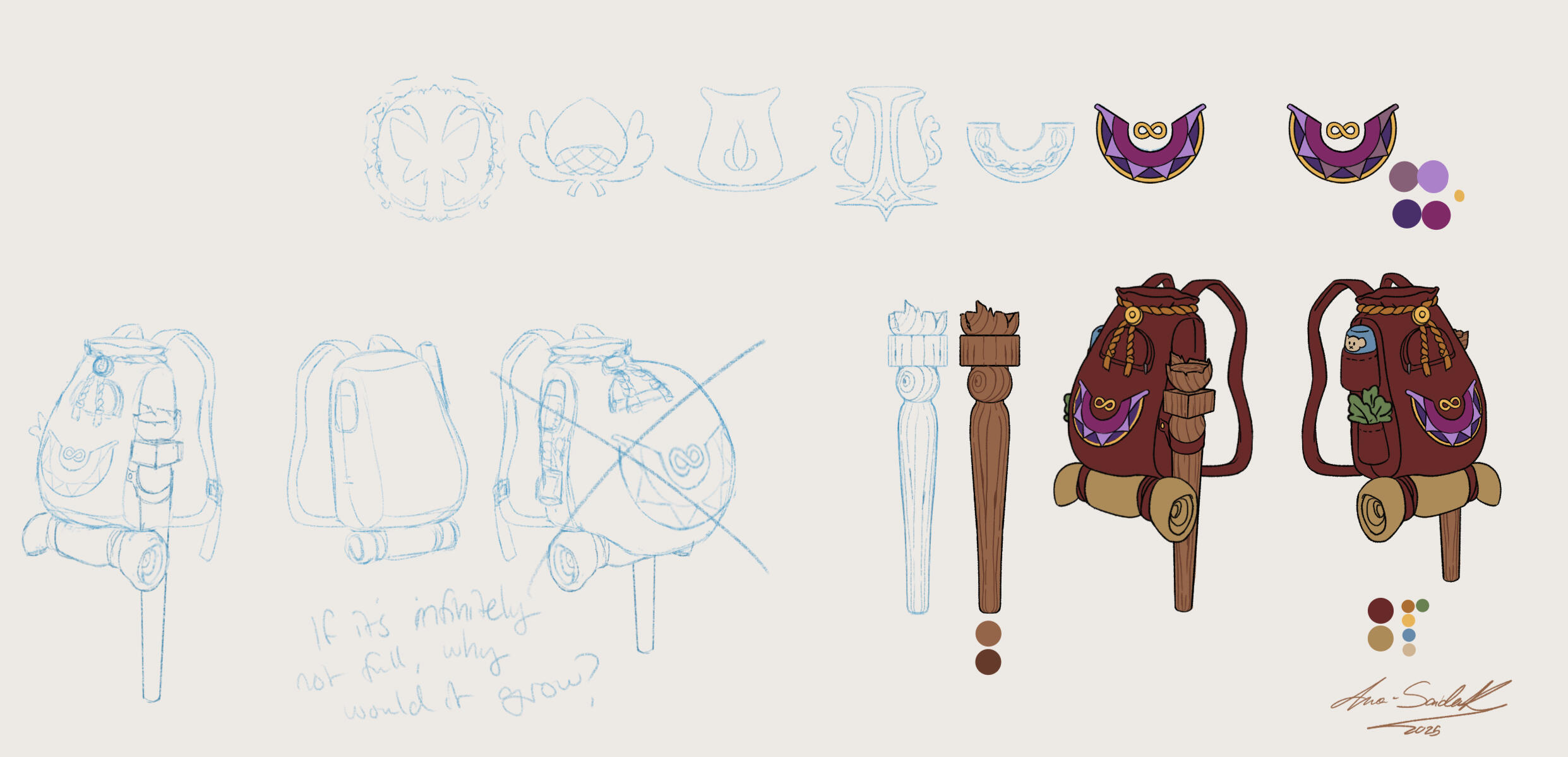Les affaires de Stan, les croquis