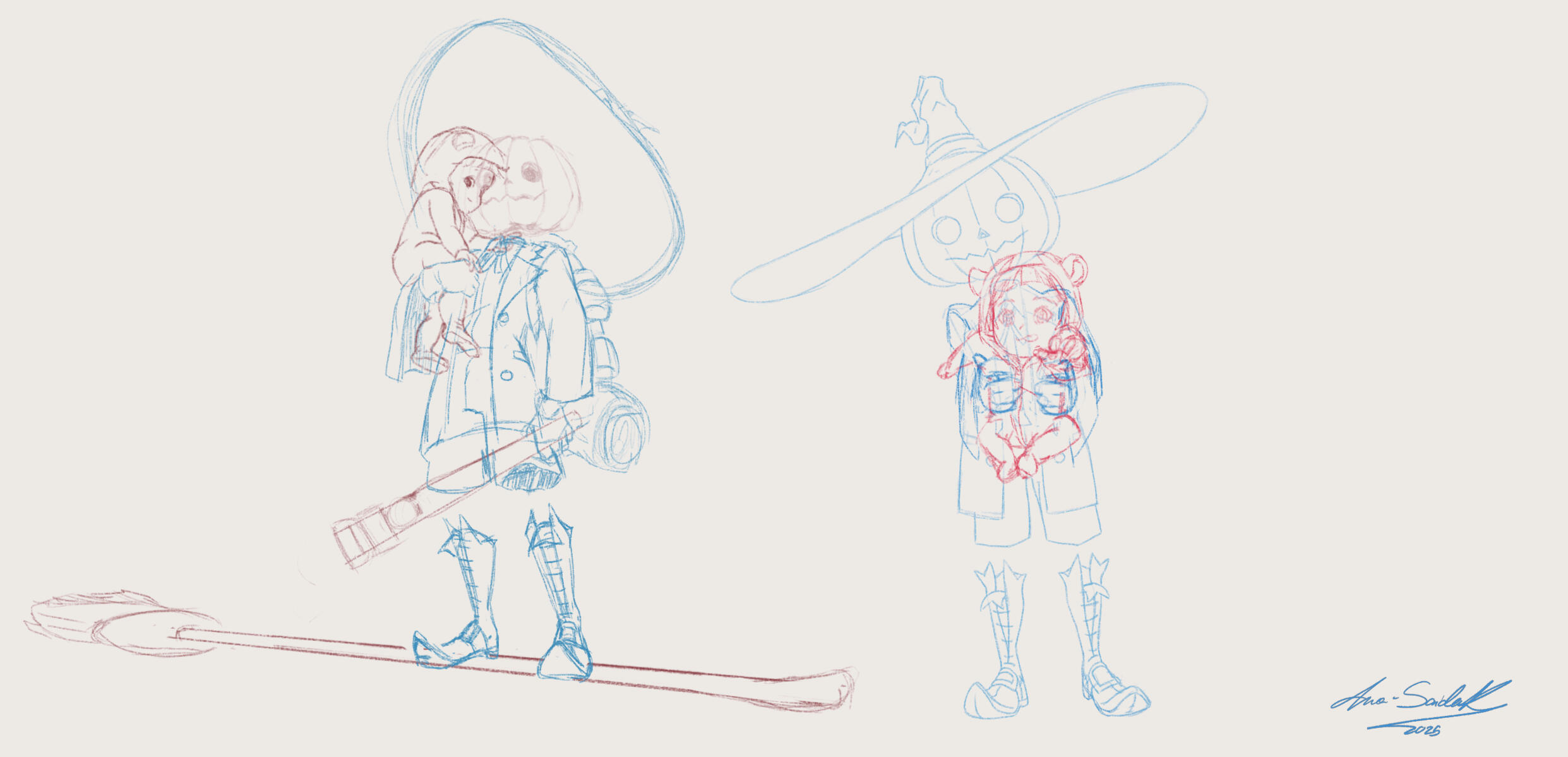 Des croquis